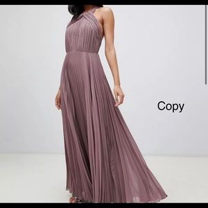 ASOS halter gown
